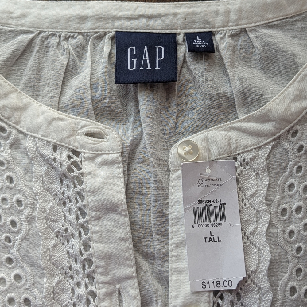 GAP White Lace Midi Dress - Picture 5 of 5